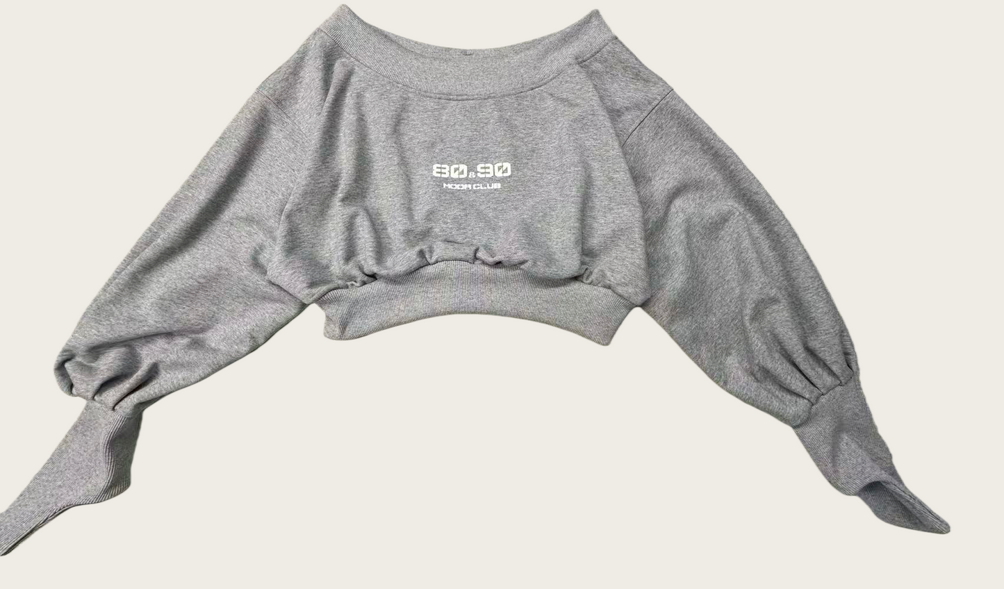 FELPA CON SCOLLO A BARCHETTA
