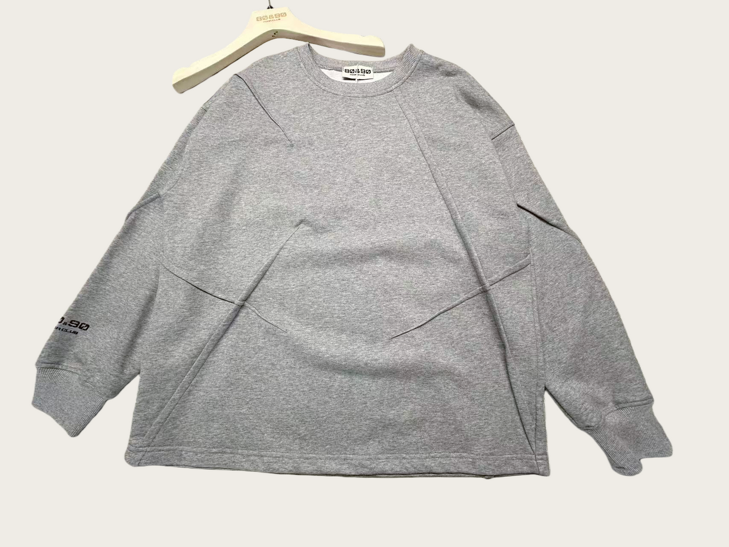 FELPA CON SCOLLO TONDO DA UOMO