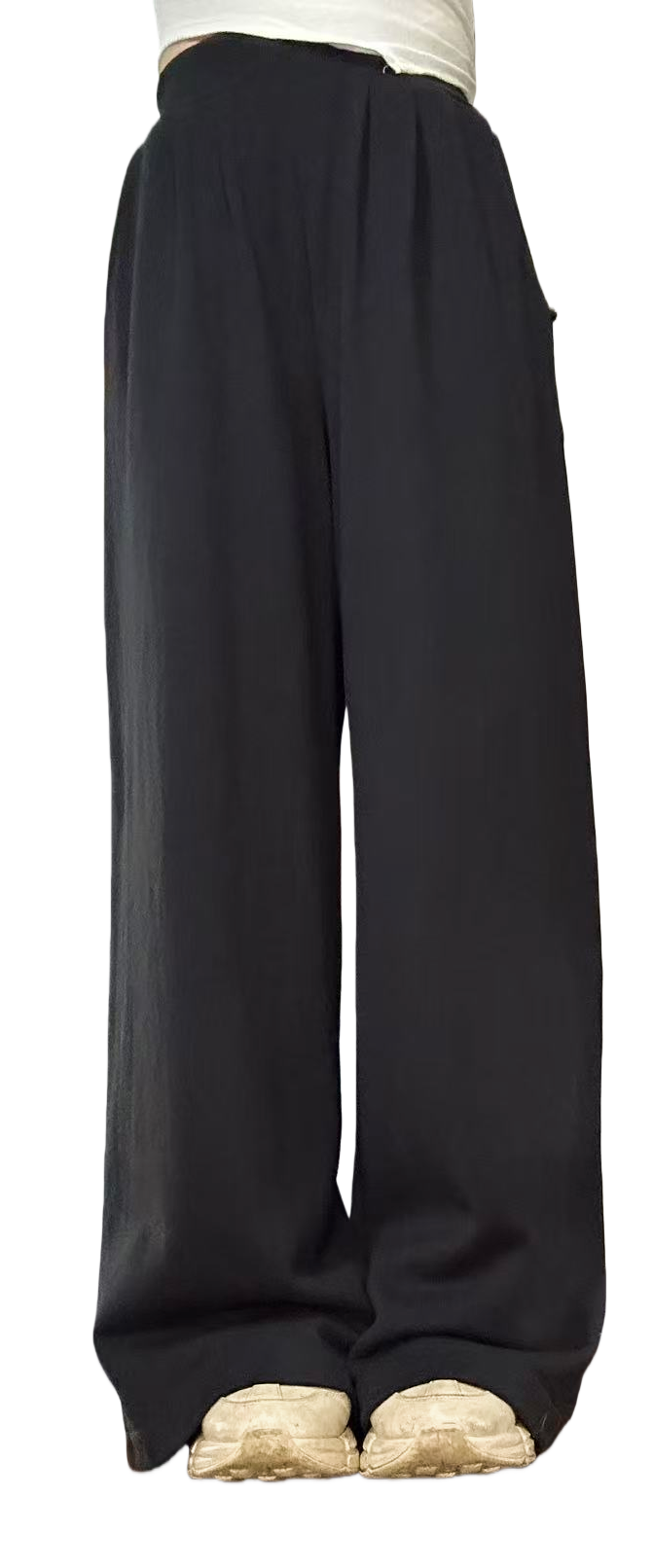 PANTALONS À PATTES D'ELEPHANT DROITES